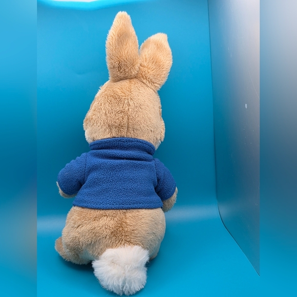 Plush Rabbit Toy with Blue Jacket Peter Rabbit - Picture 4 of 4